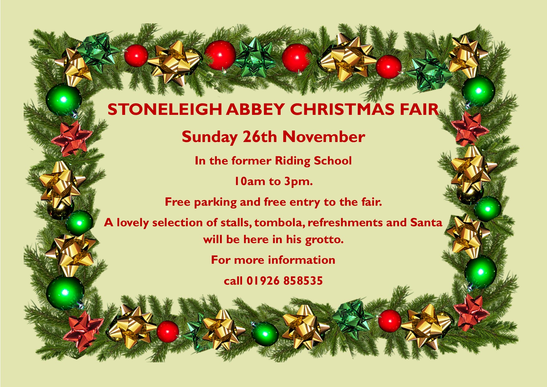 Stoneleigh Abbey Christmas Fair